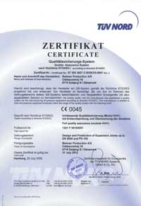 Zertifikat PED-modul-H